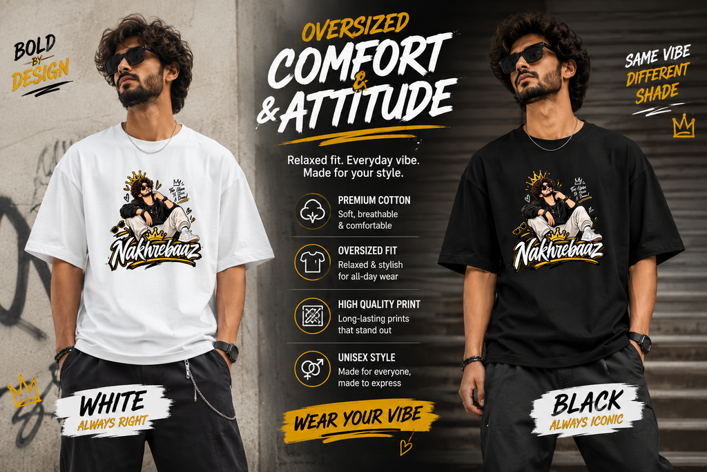 Nakhrebaaz Standard Crew T-Shirt