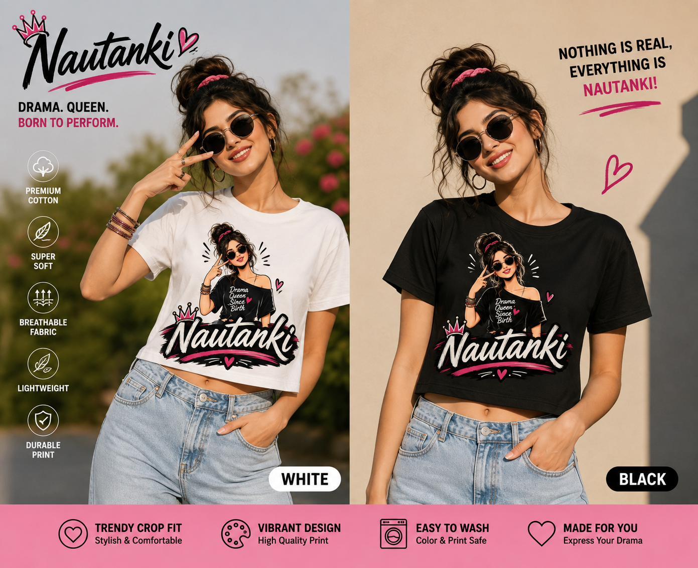 Nautanki Baby Tee